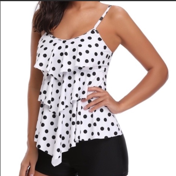 ‼️🔥 REBOOT TIME!! 2PC POLKA DOT TANKINI!!🔥‼️ - Picture 6 of 8